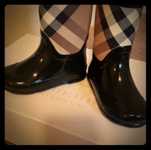 Toddler Burberry Ranmoor Waterproof Rain Boot